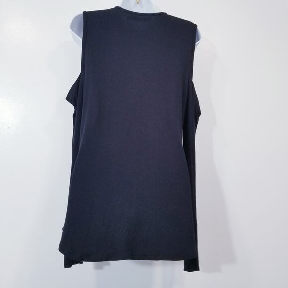 JET John Eshaya Cold Shoulder V-Neck Blouse - Picture 3 of 9